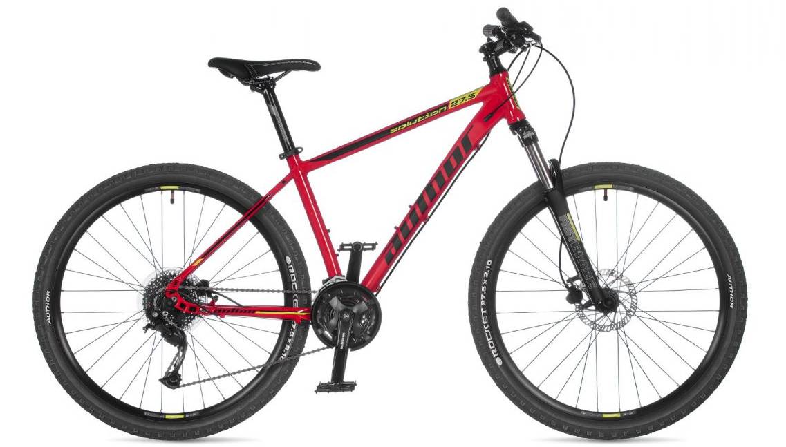 Фотографія Велосипед AUTHOR Solution 27.5" рама M (2023) Червоний